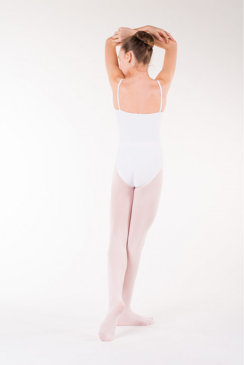 Capezio white essential ballet tights for children - Mademoiselle Danse