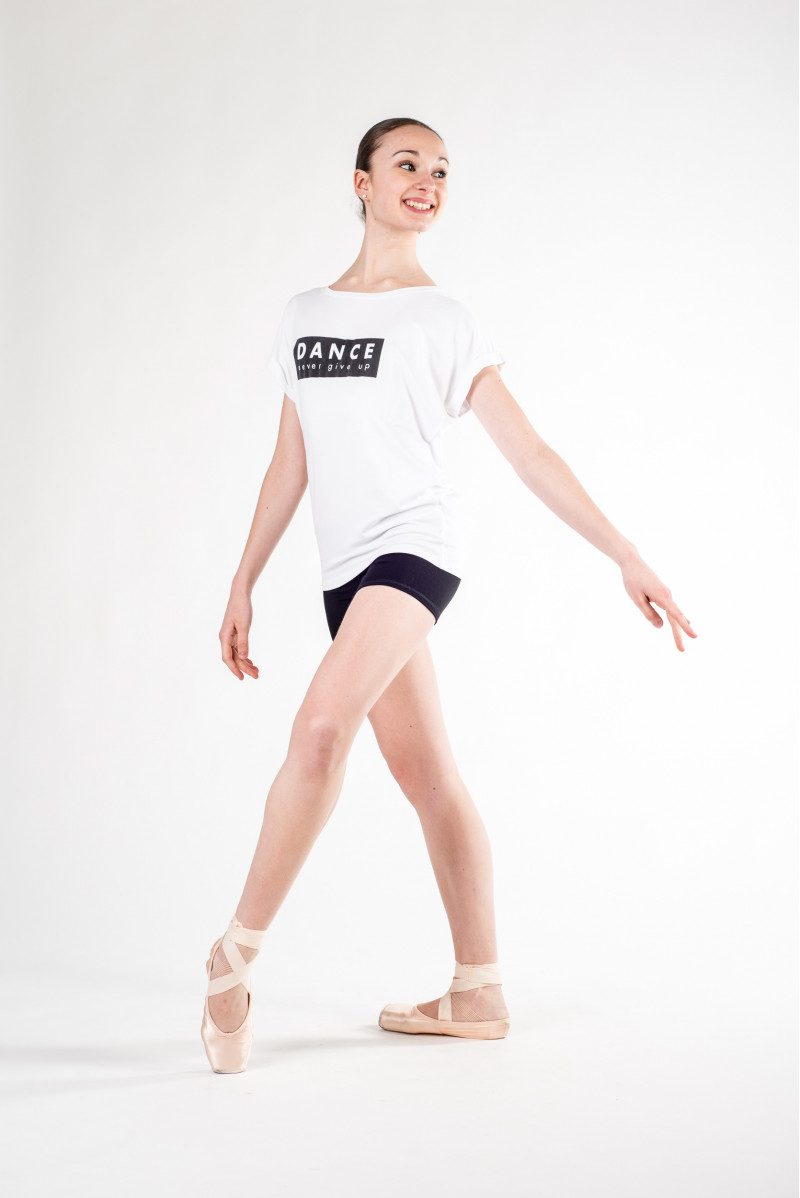 Temps Danse White T-shirt - Mademoiselle Danse