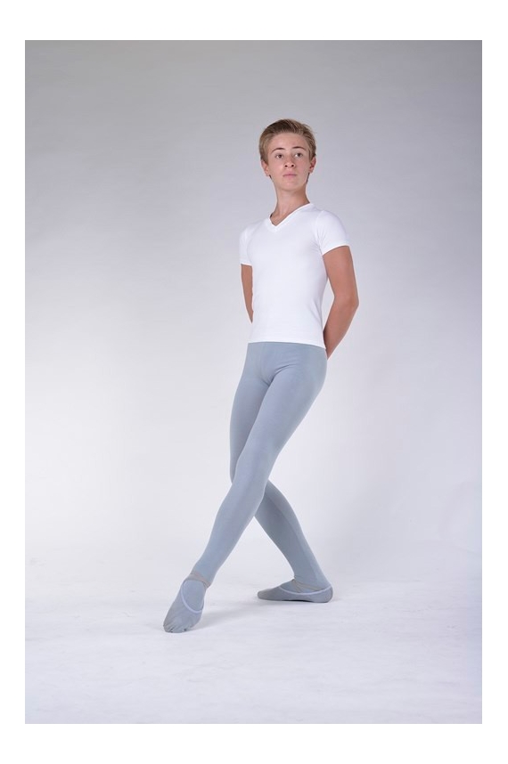 Repetto grey ballet tights for boys - Mademoiselle Danse