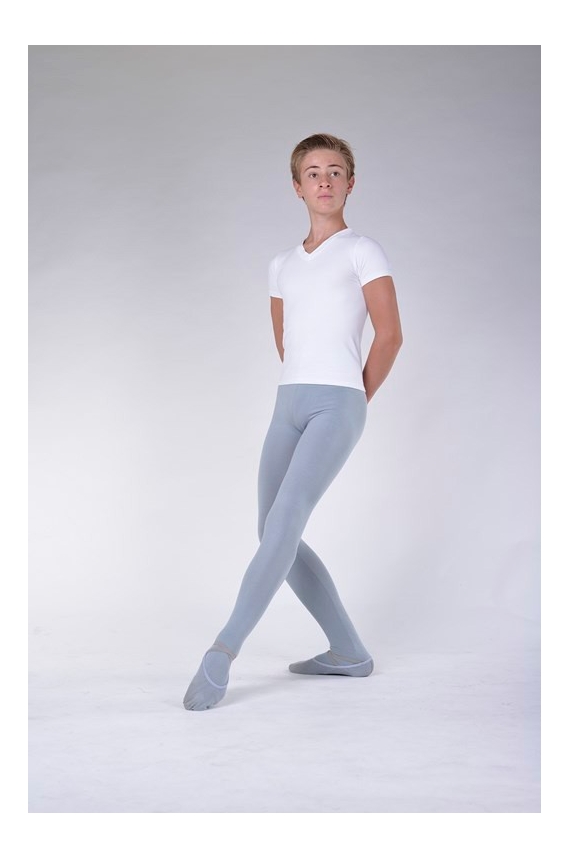 Repetto Grey Ballet Tights For Boys - Mademoiselle Danse