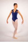 Justaucorps enfant Ballet Rosa Emmeline marine