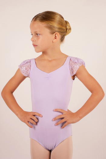 Capezio Pink Children's Collection Flutter Sleeve Princess Leotard - Girls  Small
