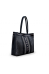 Grand Sac Epaule Repetto B0335TR Noir pétale