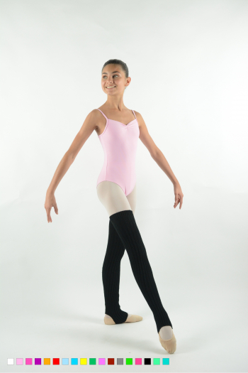 Kids Girls Leg Warmers Plain Glittery Footless 80s Dance Ballet Fancy Dress