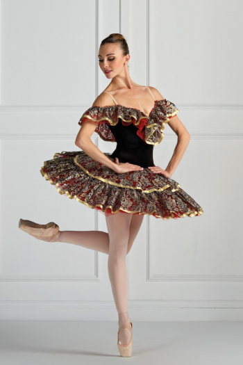 Costume de danse et de divertissement, Ballet Princesse Rosa Tutu 30  Pouces Fille