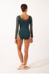 Leotard Temps Danse tulle Decibel vert