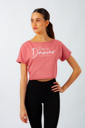 Short T-Shirt Agile Dance Time I am flamingo