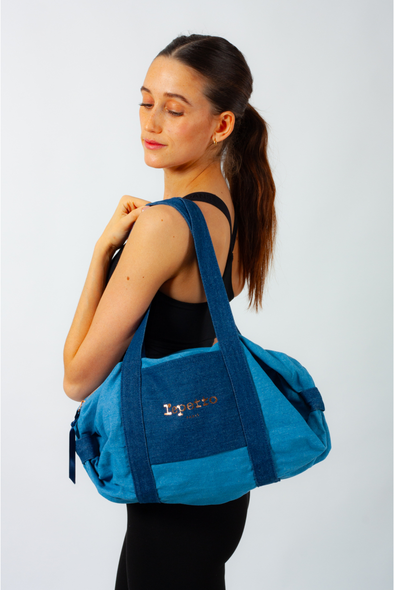 Sac Repetto polochon B0232T bleu jean