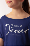 Crop top Temps Danse Agile I am enfant cobalt