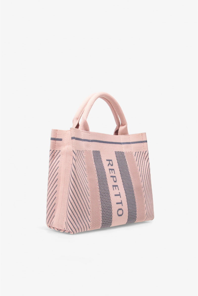 Sac petit cabas rose Repetto