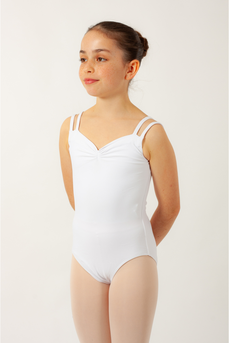 Justaucorps Wear Moi Mauve white enfant