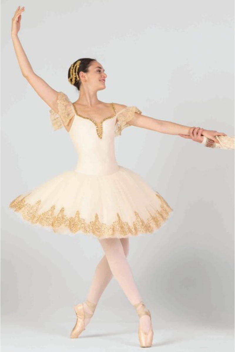 Tutu Plateau professionnel Harmony beige doré