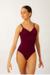 Temps Danse Mana burgundy leotard