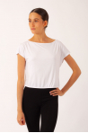 T-shirt court dos nu Bloch blanc