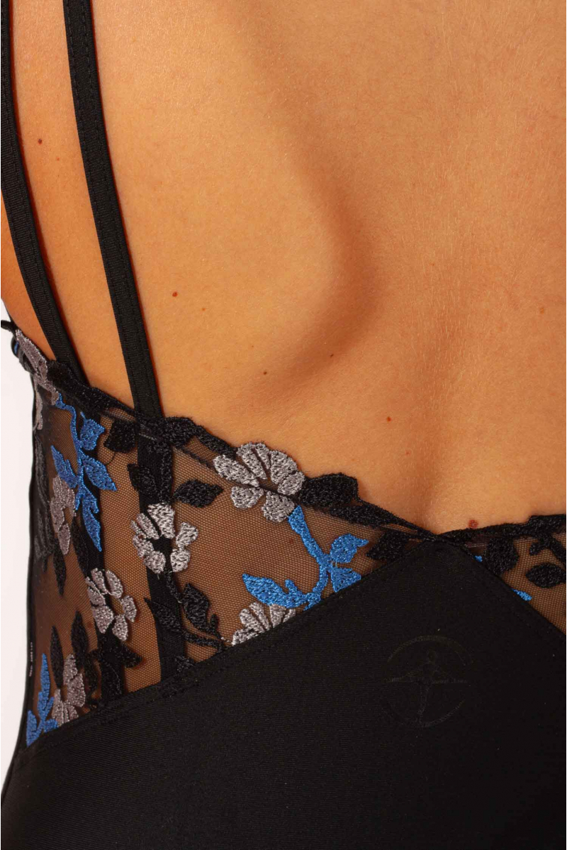 Justaucorps en dentelle Reine Wear Moi black/blue