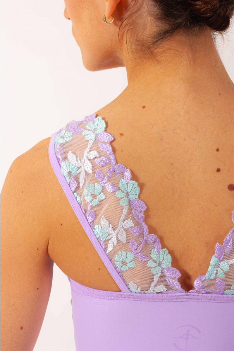 Justaucorps en dentelle Gemma Wear Moi lilac