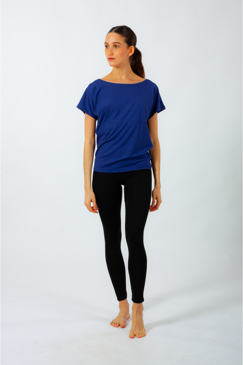 T-shirt Temps Danse Ava manches courtes cobalt