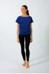 T-shirt Temps Danse Ava manches courtes cobalt