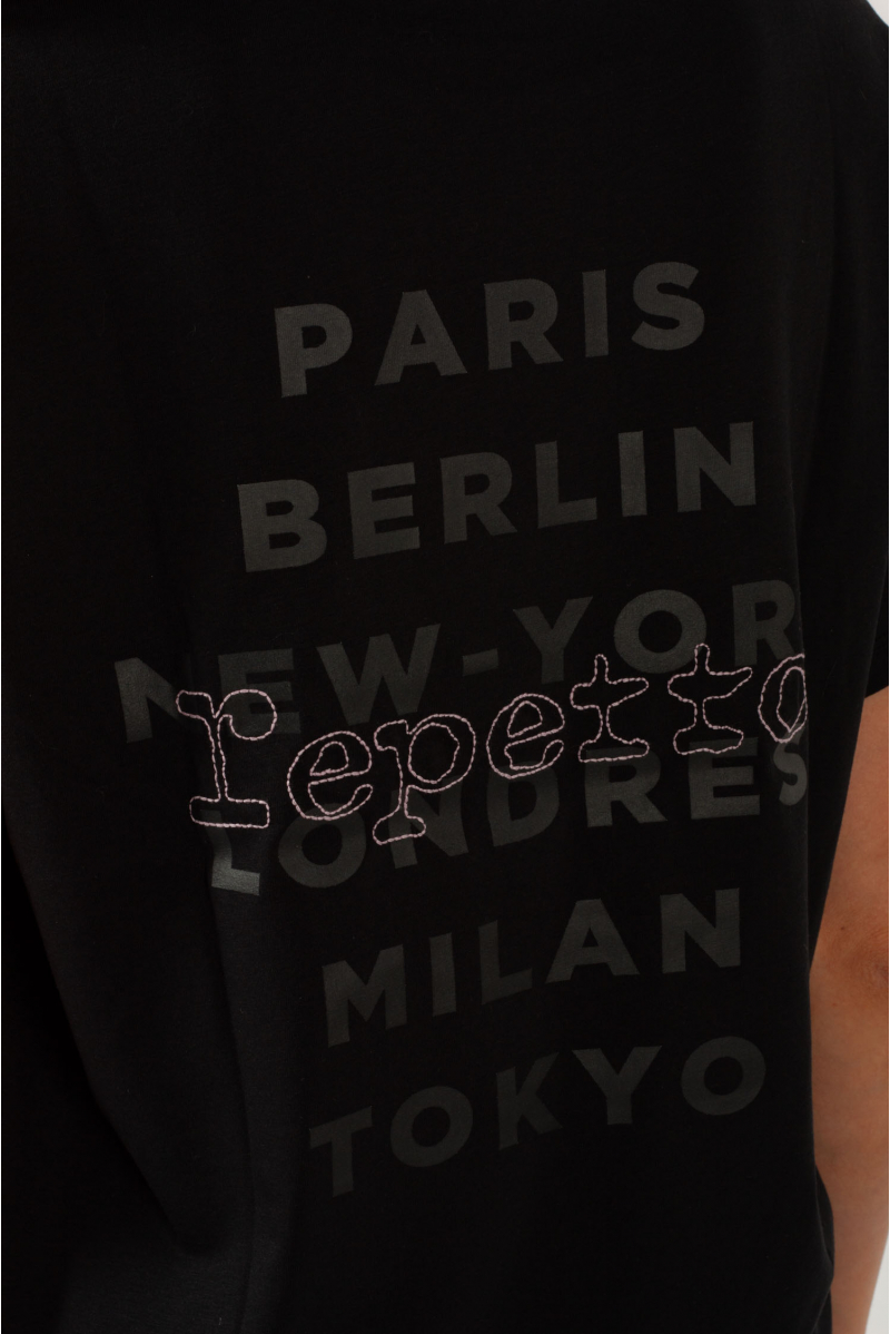 Tee-shirt city ballet Repetto noir