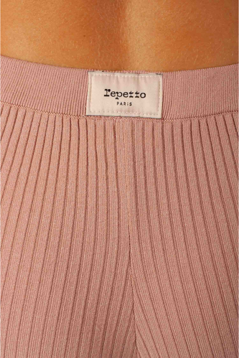 Pantalon en maille Repetto S0668 rose