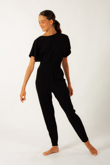 Repetto Black Short Sleeve Jumpsuit S0674