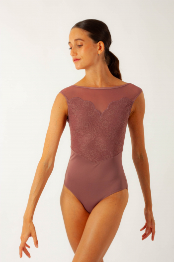 Caprice Ballet Rosa Wild Rose Lace Leotard