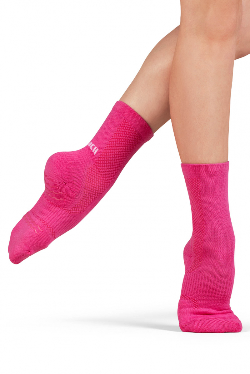 Chaussettes anti-dérapantes A1200 Bloch fuschia