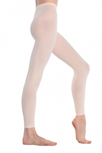 White footless dance tights Mademoiselle Danse