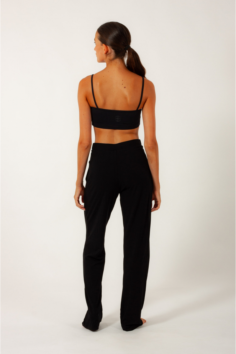 Pantalon droit Allan Temps Danse noir