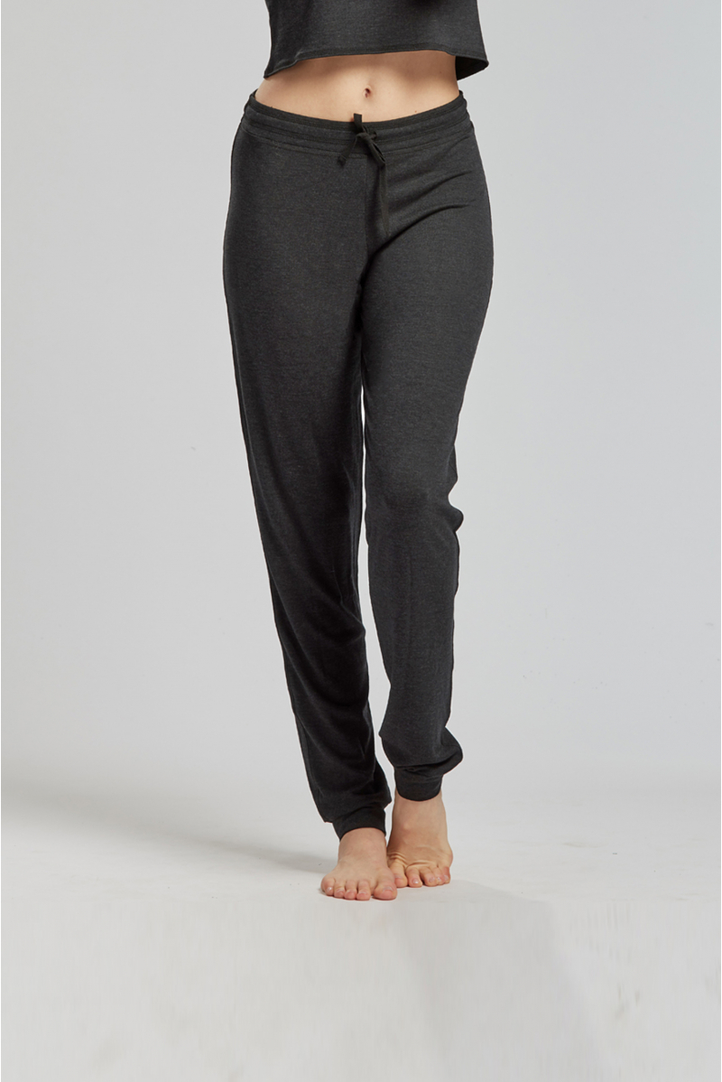 Pantalon en viscore Elton Temps Danse anthracite