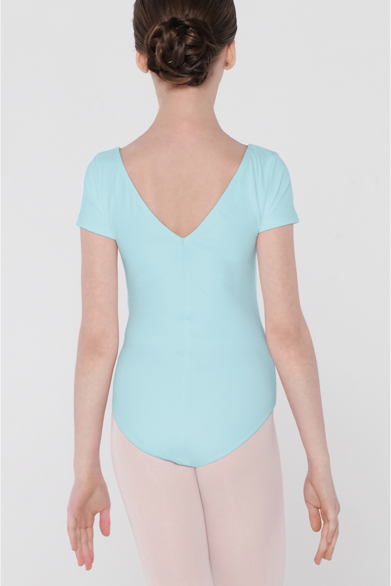 Justaucorps manches courtes Pirouette Wear Moi pacific