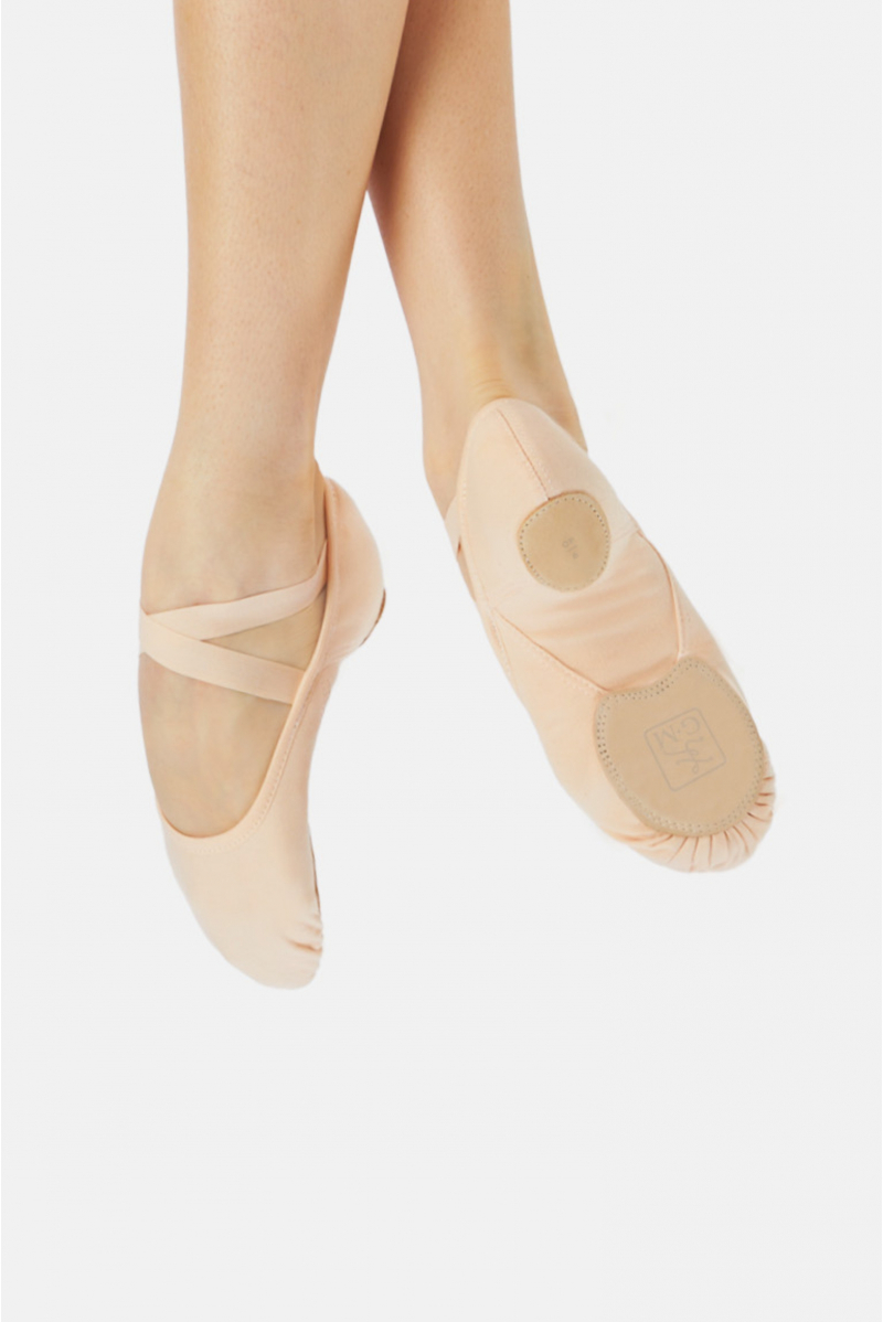 Demi-pointes en toile stretch Liberty Gaynor Minden rose