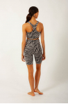 Short cycliste Attila Temps Danse zebra shadow