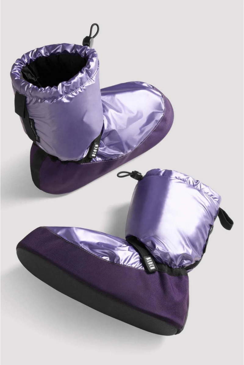 Warm up bootie Bloch IM009BM Purple Metallic