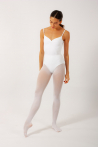 Dansez-Vous White Footed Tights