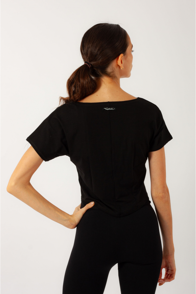 Temps danse Agile short black t-shirt