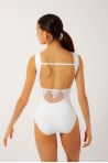 Wear Moi Belle White Leotard