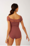 Gaynor Minden Saraband dusty mauve leotard