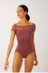 Gaynor Minden Saraband dusty mauve leotard