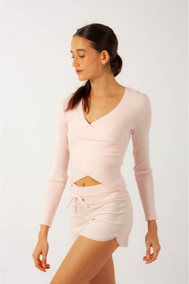 Capezio Pink Soft Knit Shorts