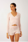 Capezio Pink Soft Knit Shorts