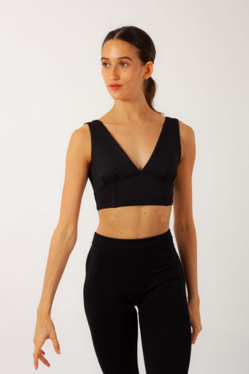 Capezio black sculpt bra tank 12143W