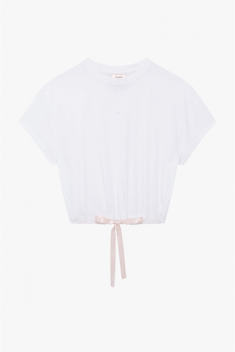 Crop top Repetto blanc