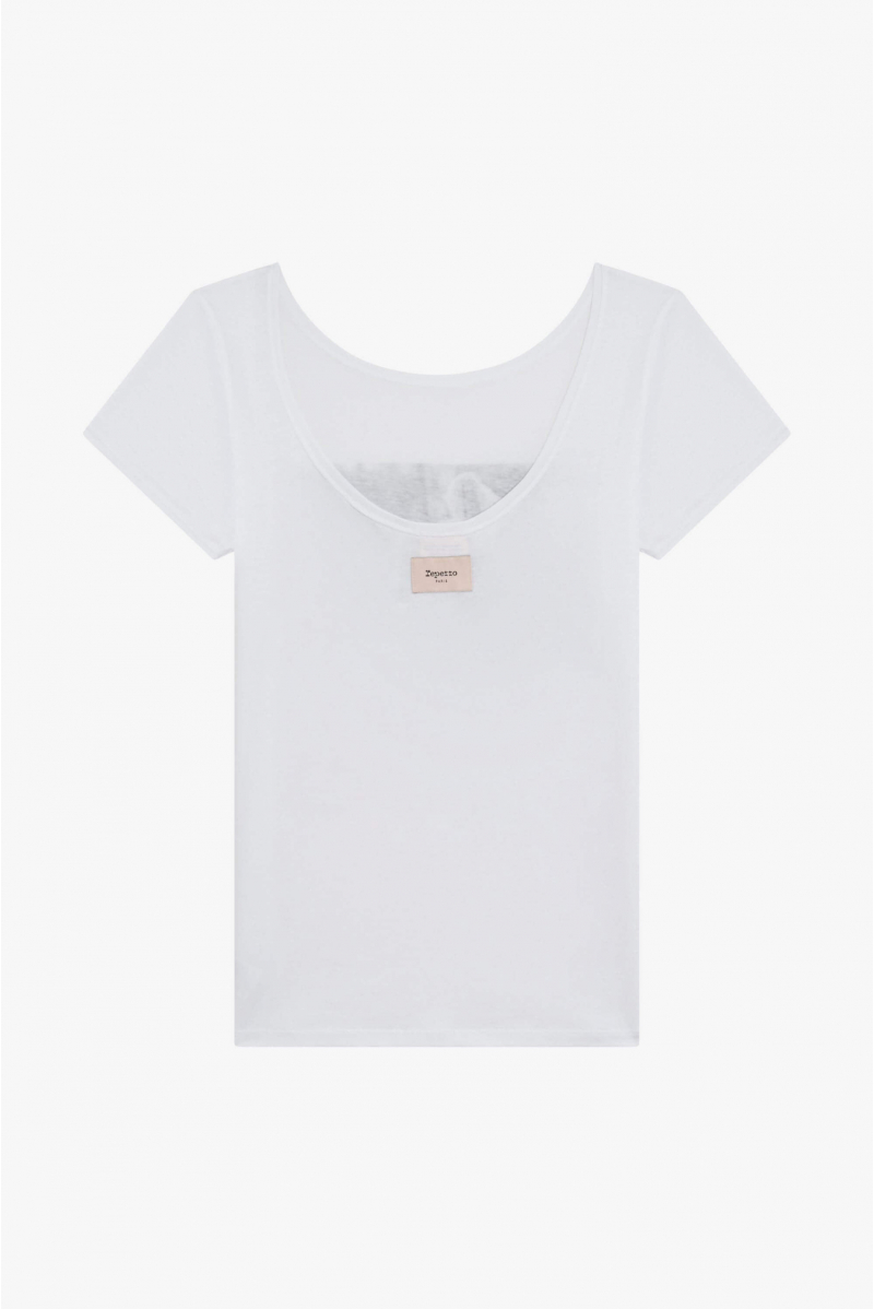 Tee-shirt ballet urbain Repetto blanc