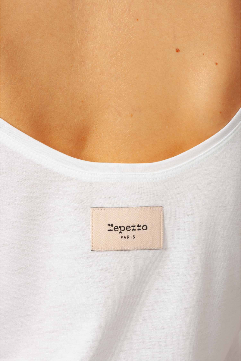 Tee-shirt ballet urbain Repetto blanc