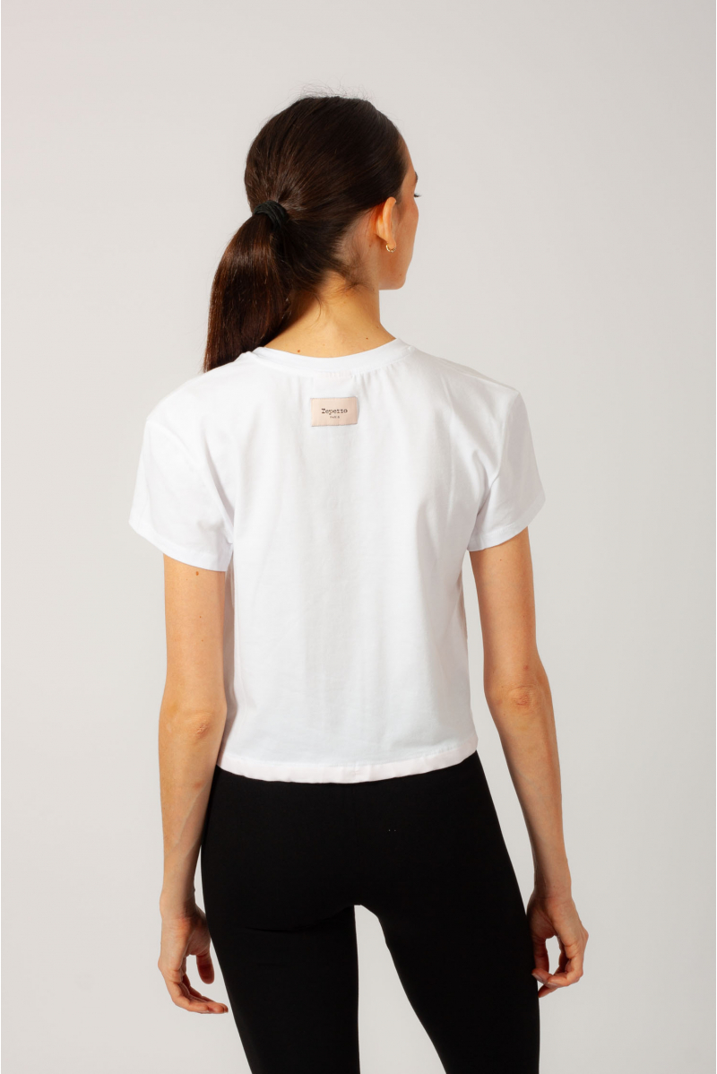 Crop top Repetto blanc