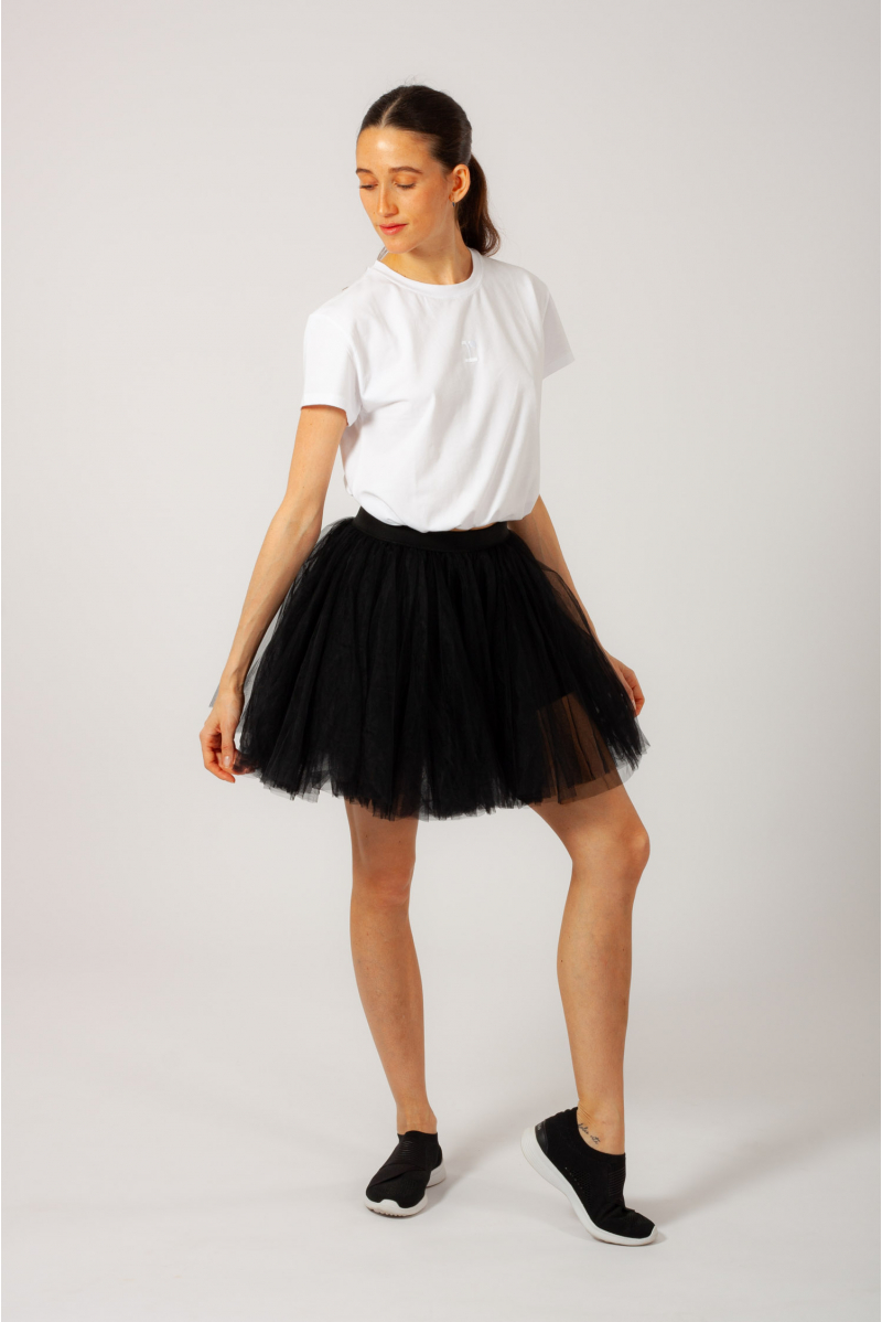 Mini tutu skirt lined R0308 Repetto black