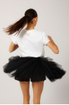 Mini tutu skirt lined R0308 Repetto black