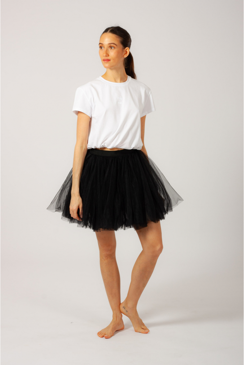 Mini tutu skirt lined R0308 Repetto black