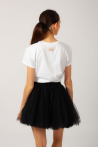 Mini tutu skirt lined R0308 Repetto black